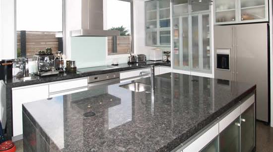 ash black granite